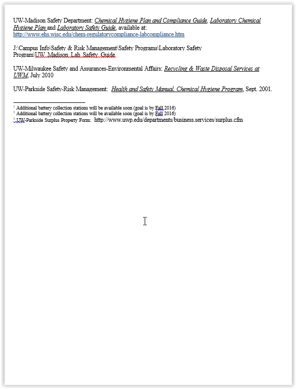 Chart of Materials - Page 5