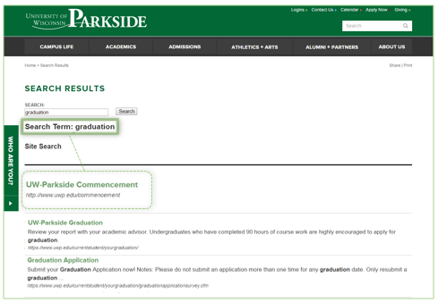 UW Parkside Knowledgebase